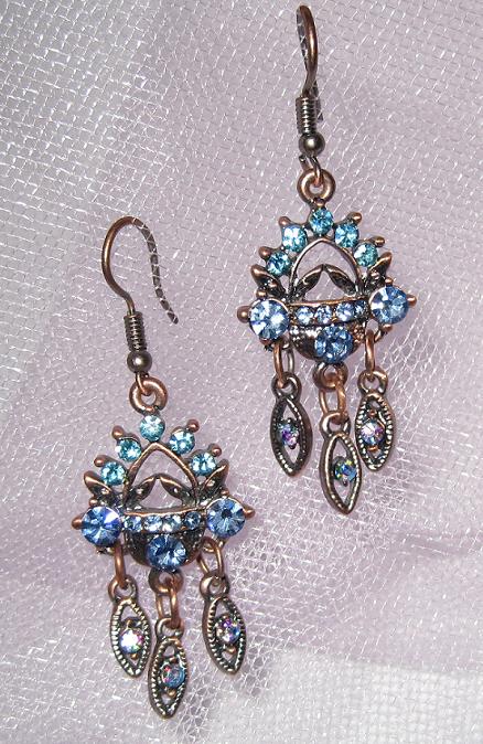 azure earrings